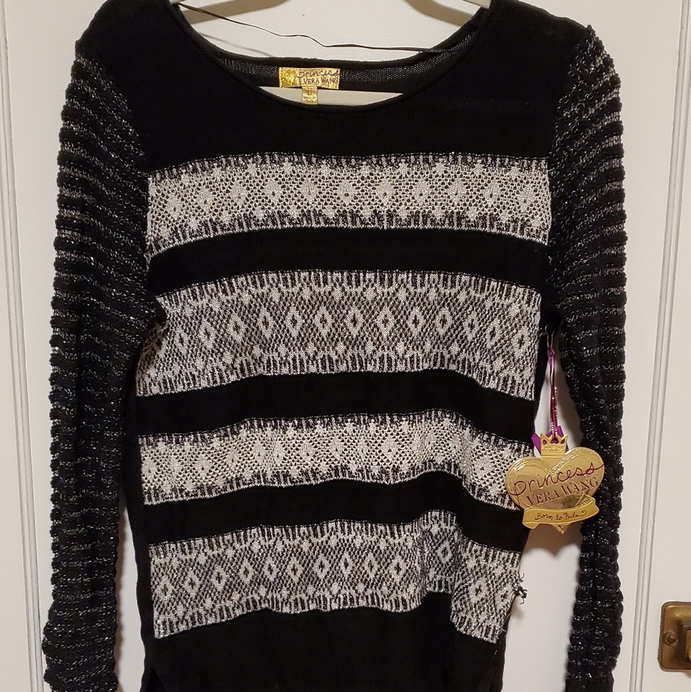 Princess by vera wang sweater pure night size L